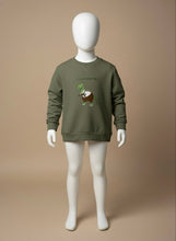 Laden Sie das Bild in den Galerie-Viewer, Kinder Sweatshirt Alpensaurier grün