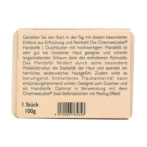 Seifensäckchen + Mandel Handseife/Duschbutter No 1 mit natürlichem Duft *BIO*