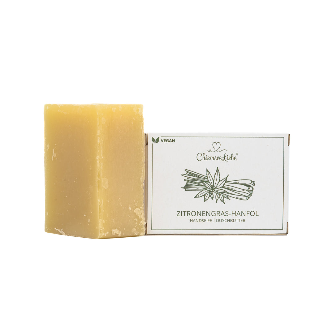 Zitronengras-Hanföl Handseife/Duschbutter No 1 - zertifiziert *BIO*