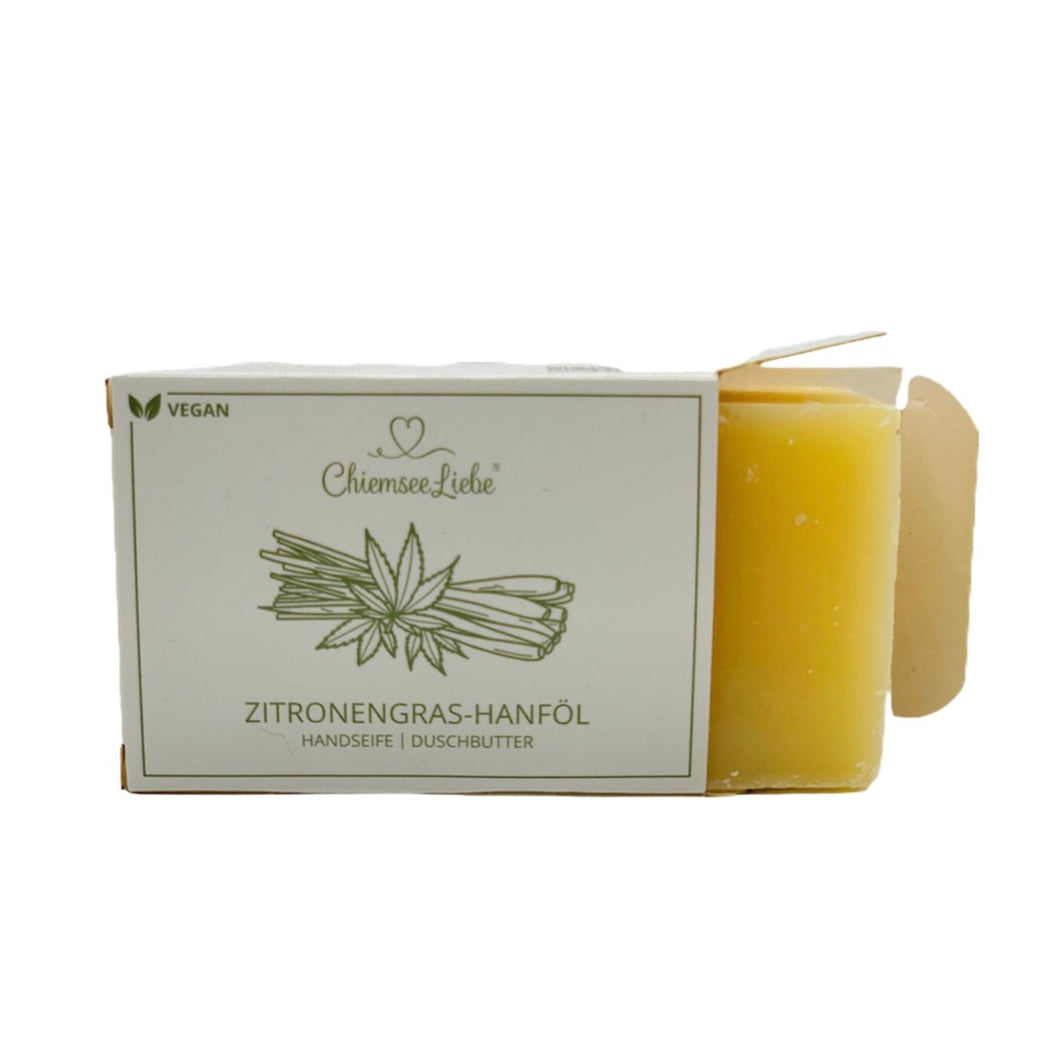 Zitronengras-Hanföl Handseife/Duschbutter No 1 - zertifiziert *BIO*